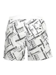 "Karl Lagerfeld Beachwear Badehosen im Sale | Karl Lagerfeld Swim Boxer mit Taschen und Logo  online kaufen"|Planet-Deluxe
