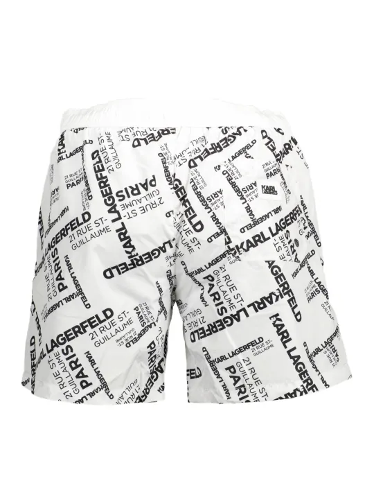 "Karl Lagerfeld Beachwear Badehosen im Sale | Karl Lagerfeld Swim Boxer mit Taschen und Logo  online kaufen"|Planet-Deluxe