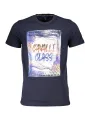 "Cavalli Class T-Shirts im Sale | Cavalli Class QXT61OJD060_058544B_BLU04926 Blau online kaufen"|Planet-Deluxe