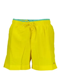 Tommy Hilfiger Badeboxer Gelb – Recycelt, 3 Taschen