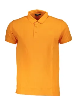 Cavalli Class Poloshirt Orange: Eleganz mit Stickerei