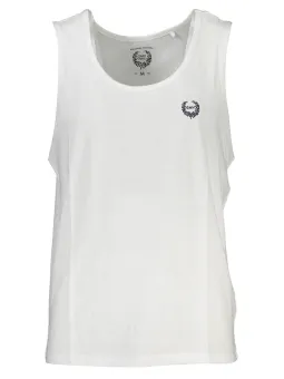 GIAN MARCO VENTURI Rundhals-Tanktop mit Sticklogo