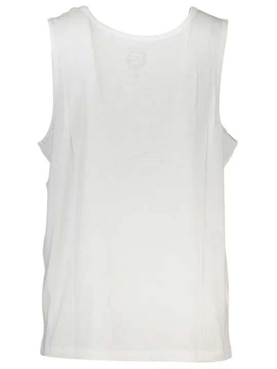 GIAN MARCO VENTURI Rundhals-Tanktop mit Sticklogo