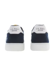 "US Polo Sportschuh Blau - Kontrastdetails & Logo, Sneakers"