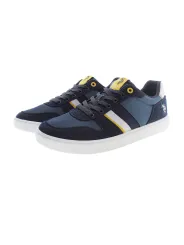 "US Polo Sportschuh Blau - Kontrastdetails & Logo, Sneakers"