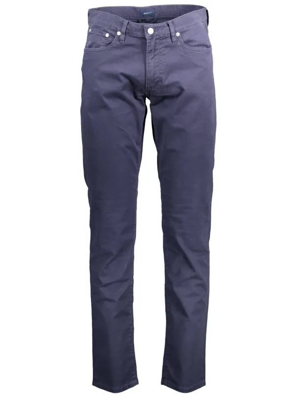 GANT Bio-Baumwollhose: 5 Taschen, Logo, nachhaltig