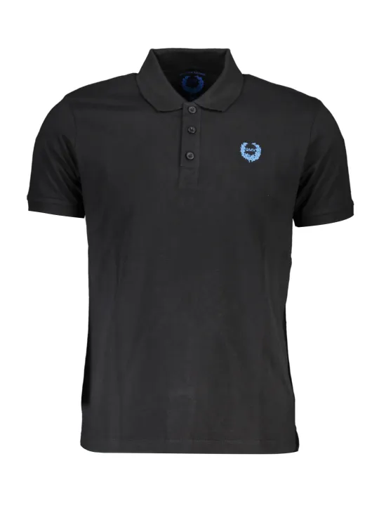 "GIAN MARCO VENTURI Poloshirts im Sale | Poloshirt Kurzarm 3 Knoepfe Stickerei Kontrast Logo GM Venturi online kaufen"|Planet-Deluxe