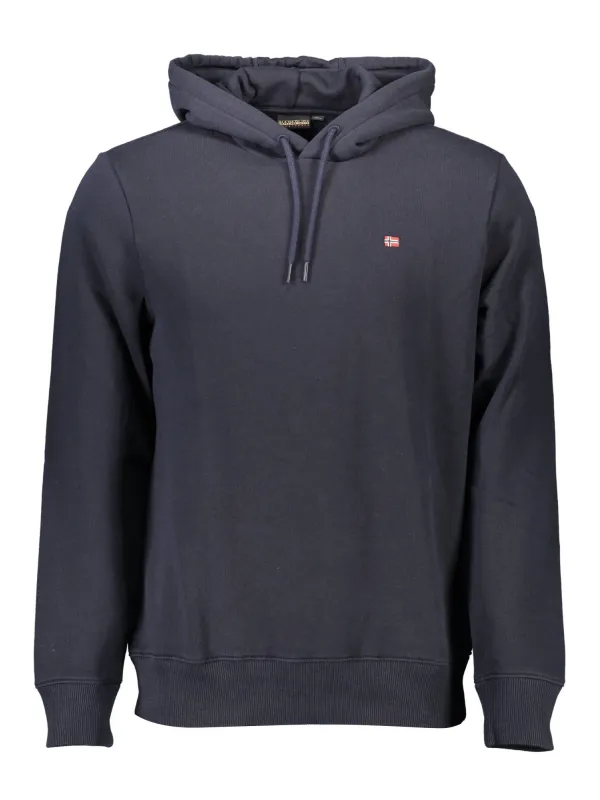 "Napapijri Sweatshirts im Sale | Bio-Baumwolle Hoodie mit Logo-Applikation von Napapijri online kaufen"|Planet-Deluxe