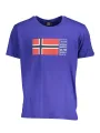 "NORWAY 1963 T-Shirts im Sale | NORWAY 1963 LOGO T-SHIRT BLAU RUNDHALS KURZARM DRUCK online kaufen"|Planet-Deluxe