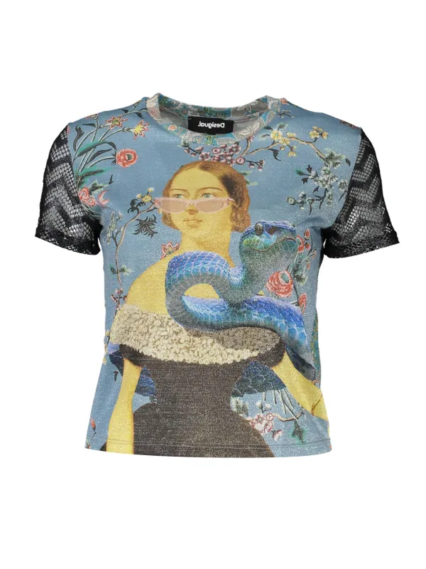 "Desigual T-Shirts im Sale | Desigual Kontrast TShirt Azurblau Rundhals Logo online kaufen"|Planet-Deluxe "Desigual T-Shirts im Sale | Desigual Kontrast TShirt Azurblau Rundhals Logo online kaufen"|Planet-Deluxe