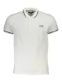 "Cavalli Class Poloshirts im Sale | Kurzarm Polo mit Kontrastdetails und Logo Cavalli Class online kaufen"|Planet-Deluxe