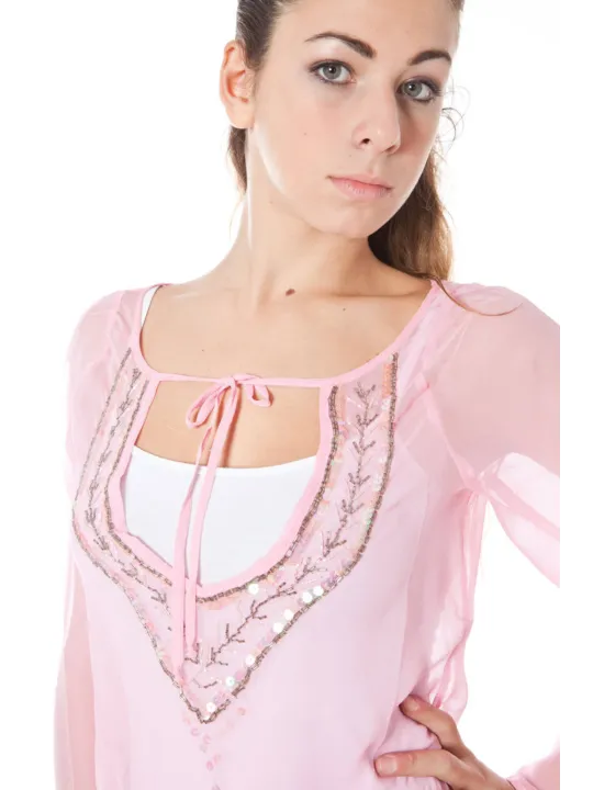 "PHARD Startseite im Sale | PHARD LANGARM T-SHIRT DAMEN ROSA online kaufen"|Planet-Deluxe