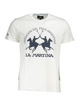 "La Martina Kurzarmshirt mit Logo - Normale Passform"