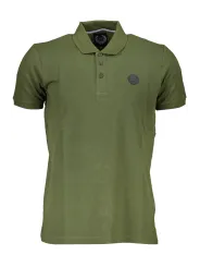 "Grünes Gian Marco Venturi Poloshirt mit Logo-Applikation"