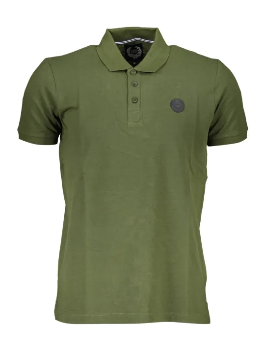 "Grünes Gian Marco Venturi Poloshirt mit Logo-Applikation"