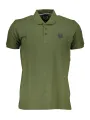 "Grünes Gian Marco Venturi Poloshirt mit Logo-Applikation"