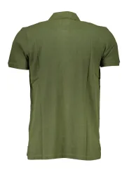 "Grünes Gian Marco Venturi Poloshirt mit Logo-Applikation"