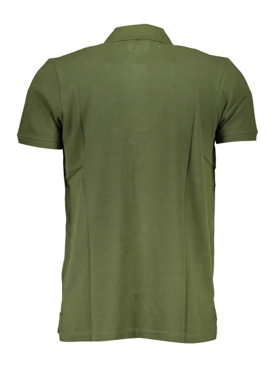 "Grünes Gian Marco Venturi Poloshirt mit Logo-Applikation"