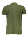 "Grünes Gian Marco Venturi Poloshirt mit Logo-Applikation"