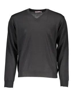 "ROMEO GIGLI V-Ausschnitt Pullover – Eleganz in Schwarz"