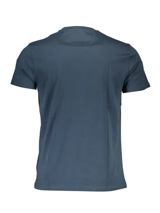 "LA MARTINA T-Shirts im Sale | La Martina Blau Rundhals TShirt mit Logo Druck online kaufen"|Planet-Deluxe