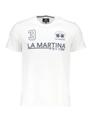 "LA MARTINA T-Shirts im Sale | LaMartina TShirt Kurzarm Normale Passform Rundhals Logo Druck online kaufen"|Planet-Deluxe