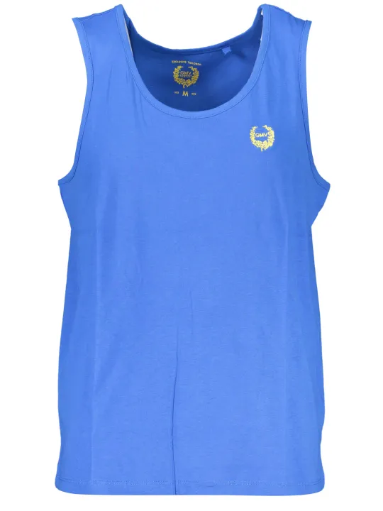 GIAN MARCO VENTURI Tanktop - Rundhals, Logo-Stickerei