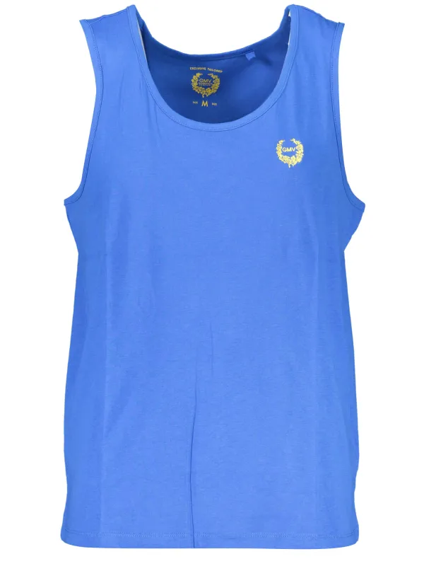 GIAN MARCO VENTURI Tanktop - Rundhals, Logo-Stickerei