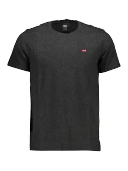 Levi's Logo T-Shirt Grau – Rundhals, Kurzarm, Stylisch