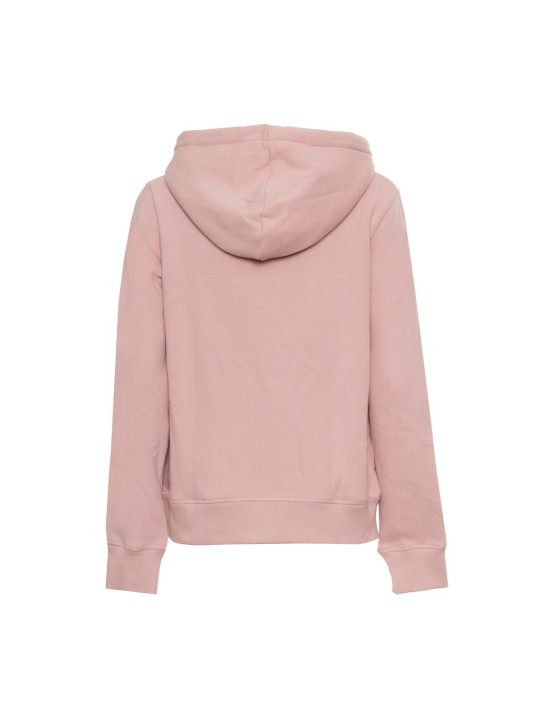 Rosa Kapuzenpullover mit Kängurutasche
