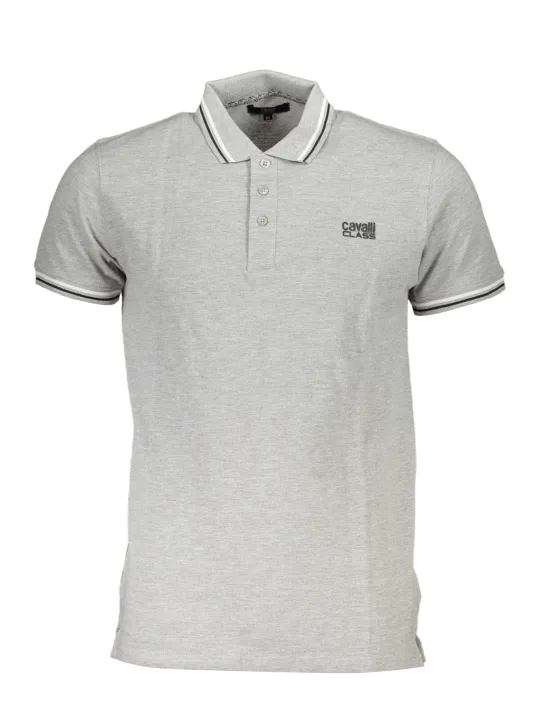 "Cavalli Class Startseite im Sale | CAVALLI CLASS POLO KURZARM HERREN GRAU online kaufen"|Planet-Deluxe