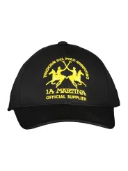 "LA MARTINA Caps & Mützen im Sale | Kontrast Cap mit Stickerei und Logo von La Martina online kaufen"|Planet-Deluxe