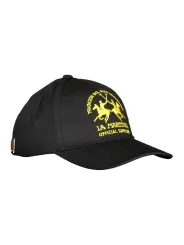 "LA MARTINA Caps & Mützen im Sale | Kontrast Cap mit Stickerei und Logo von La Martina online kaufen"|Planet-Deluxe