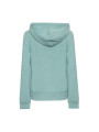 Grüner Kapuzenpullover mit Reißverschluss