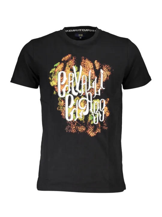 "Cavalli Class T-Shirts im Sale | Cavalli Class QXT61MJD060_0126E9E_NERO05051 Schwarz online kaufen"|Planet-Deluxe