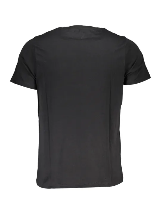"GIAN MARCO VENTURI T-Shirts im Sale | GIAN MARCO VENTURI Kontrast TShirt mit Stickerei Schwarz online kaufen"|Planet-Deluxe