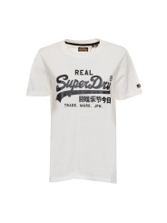 Weißes Superdry T-Shirt mit Aufdruck
