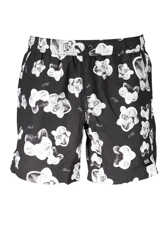 "Karl Lagerfeld Beachwear Badehosen im Sale | Karl Lagerfeld Beachwear KL20MBM12_DBC3892_NEROBLACK online kaufen"|Planet-Deluxe