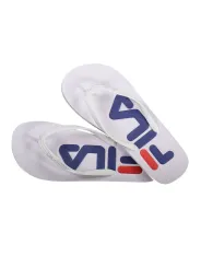 "Fila Pantoletten im Sale | Produktname: Fila FFW0005F_76A0BA0_BIANCO1000 - Stylische Fila Flip-Flops "Troy" mit Logo-Design in Weiß online kaufen"|Planet-Deluxe