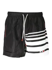 "Karl Lagerfeld Beachwear Badehosen im Sale | Karl Lagerfeld Beachwear KL20MBM03_1C6D3CF_NEROBLACK online kaufen"|Planet-Deluxe