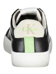 "Calvin Klein Sneakers im Sale | Calvin Klein Nachhaltige Kontrast-Sneaker Schwarz online kaufen"|Planet-Deluxe