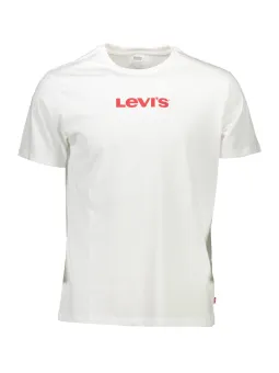 Levi's Weißes Logo T-Shirt, Rundhals & Kurzarm