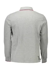 "U.S. POLO Poloshirts im Sale | Langarm Polo, Kontrastdetails, Stickerei, Logo, Grau online kaufen"|Planet-Deluxe