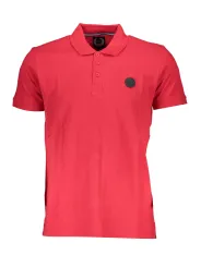 GIAN MARCO VENTURI Rotes Poloshirt mit Logo & Applikation