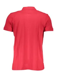 GIAN MARCO VENTURI Rotes Poloshirt mit Logo & Applikation