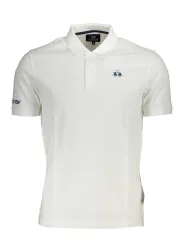 "LA MARTINA Poloshirts im Sale | Kurzarm Poloshirt 2 Knöpfe Stickerei Logo La Martina online kaufen"|Planet-Deluxe