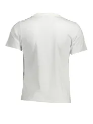 "North Sails T-Shirts im Sale | Kurzarm-T-Shirt mit Rundhals und Logo aus Naturfasern online kaufen"|Planet-Deluxe