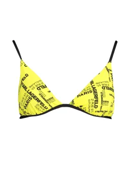 "Karl Lagerfeld Beachwear: Eleganter Badeanzug in Gelb"