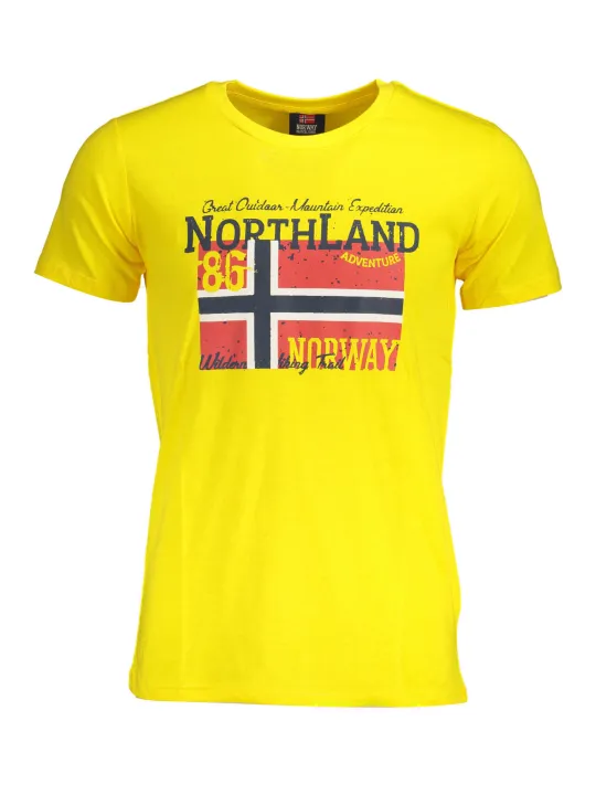 "NORWAY 1963 T-Shirts im Sale | NORWAY 1963 LOGO TSHIRT RUNDHALS GELB DRUCK online kaufen"|Planet-Deluxe