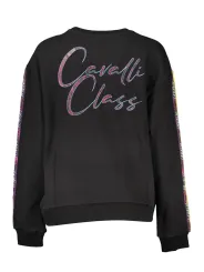 "Cavalli Class Startseite im Sale | CAVALLI CLASS SWEATSHIRT OHNE REISSVERSCHLUSS DAMEN SCHWARZ online kaufen"|Planet-Deluxe
